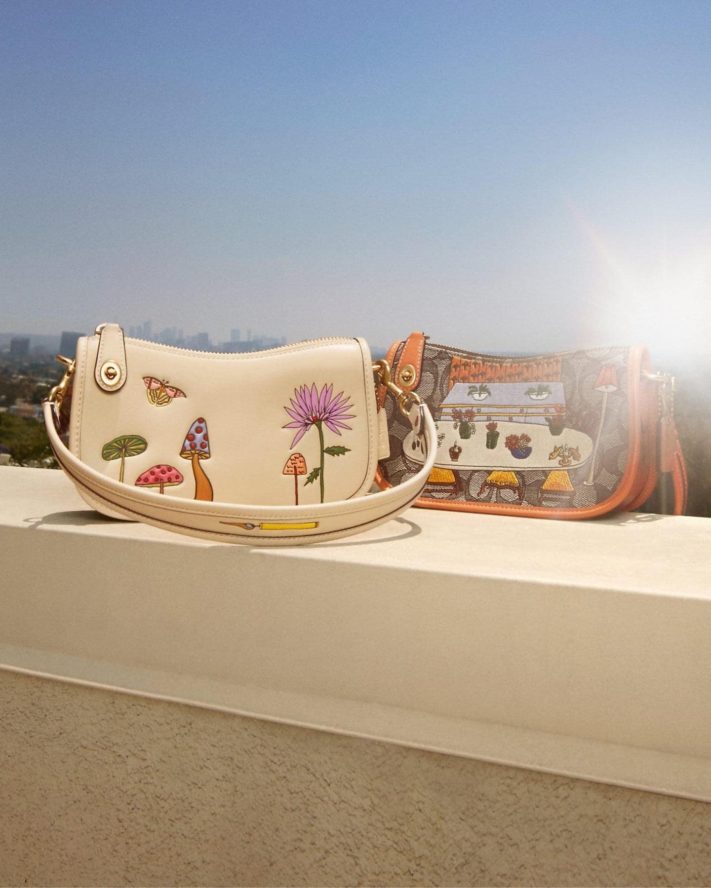 Coach X Observed By Us Swinger 20 in Signature Jacquard