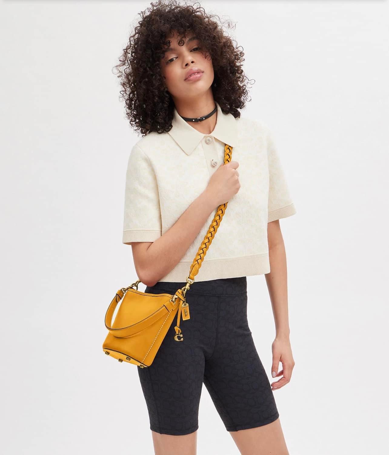 Coach Dakota Bucket Bag 16 With Braid