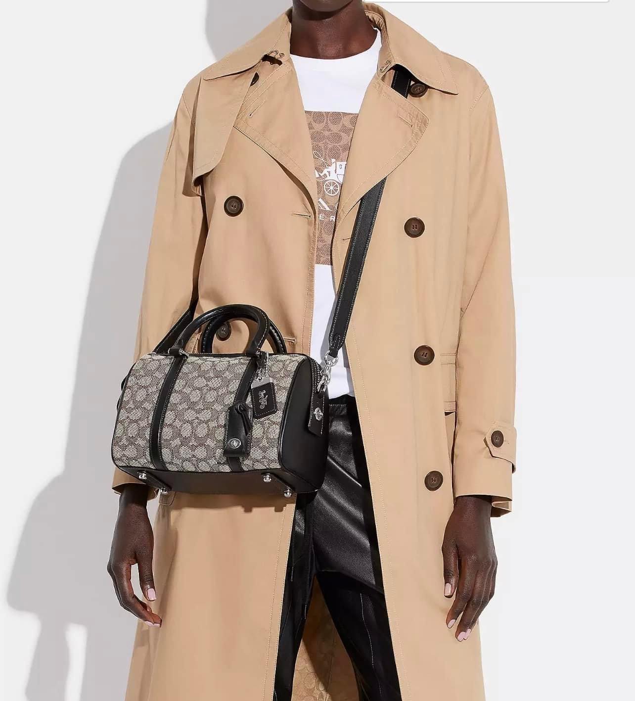 Coach Ruby Satchel 25 in Signature Textile Jacquard