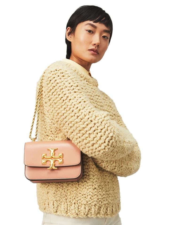 Tory Burch Eleanor Textured Small Convertible Shoulder Bag