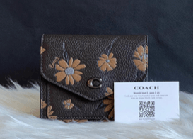 Coach Wyn Small Wallet with Floral Print