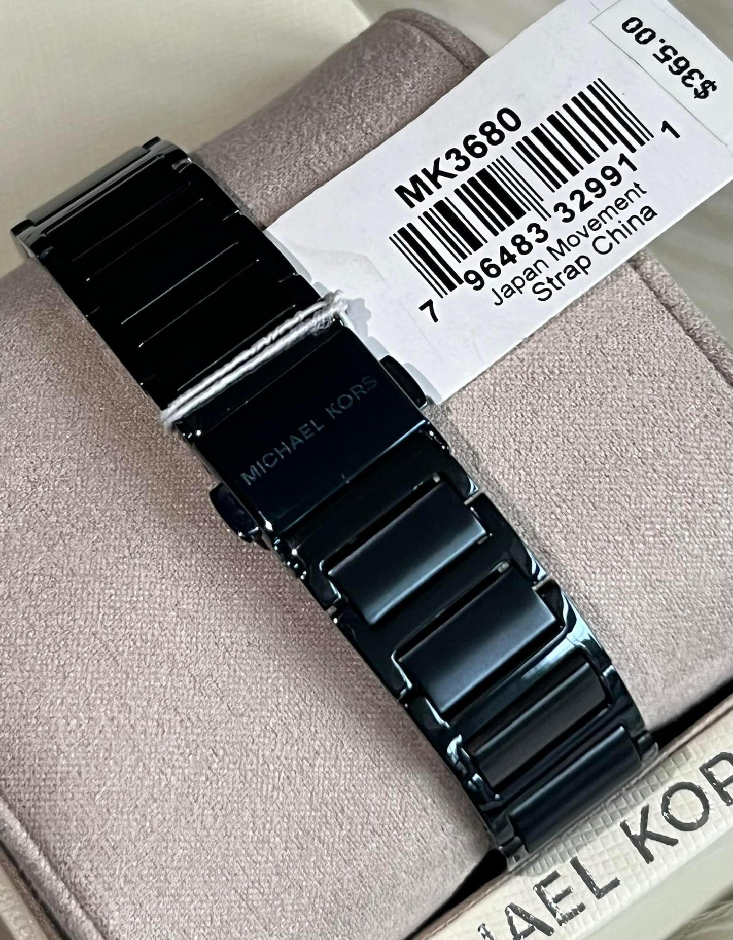 Michael Kors Women's Portia Crystallized Blue Steel Watch