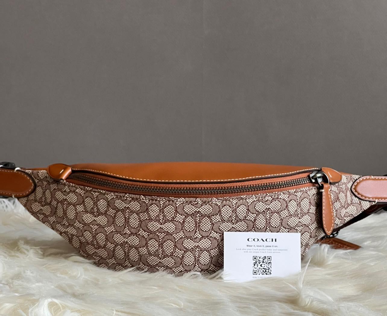 Coach Charter Belt Bag 7 in Micro Signature Jacquard