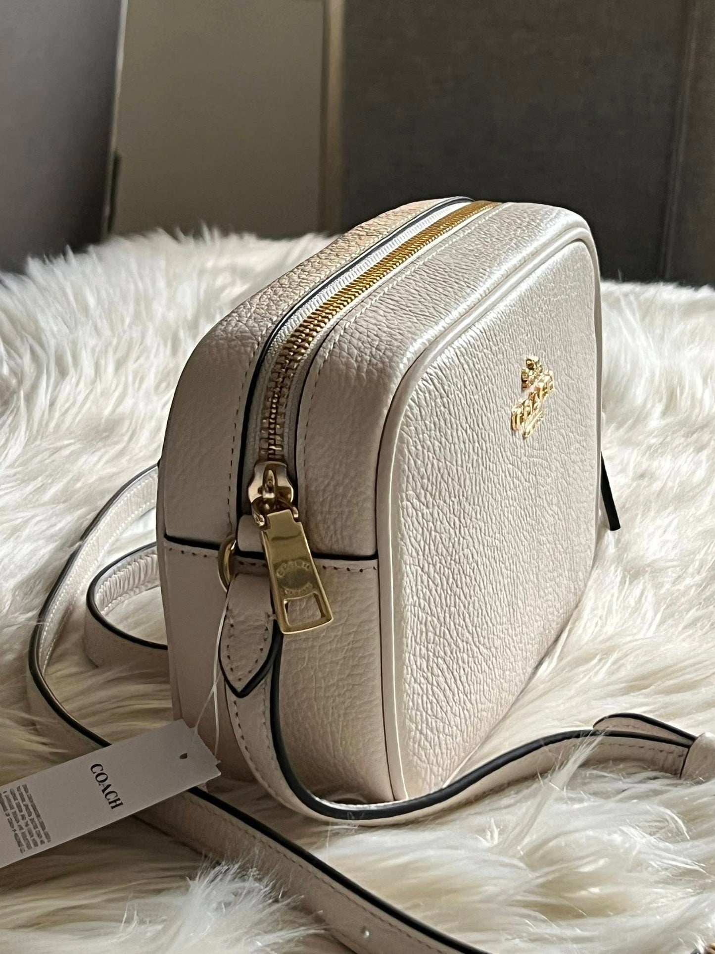 Coach Mini Jamie Camera Bag in Signature Leather