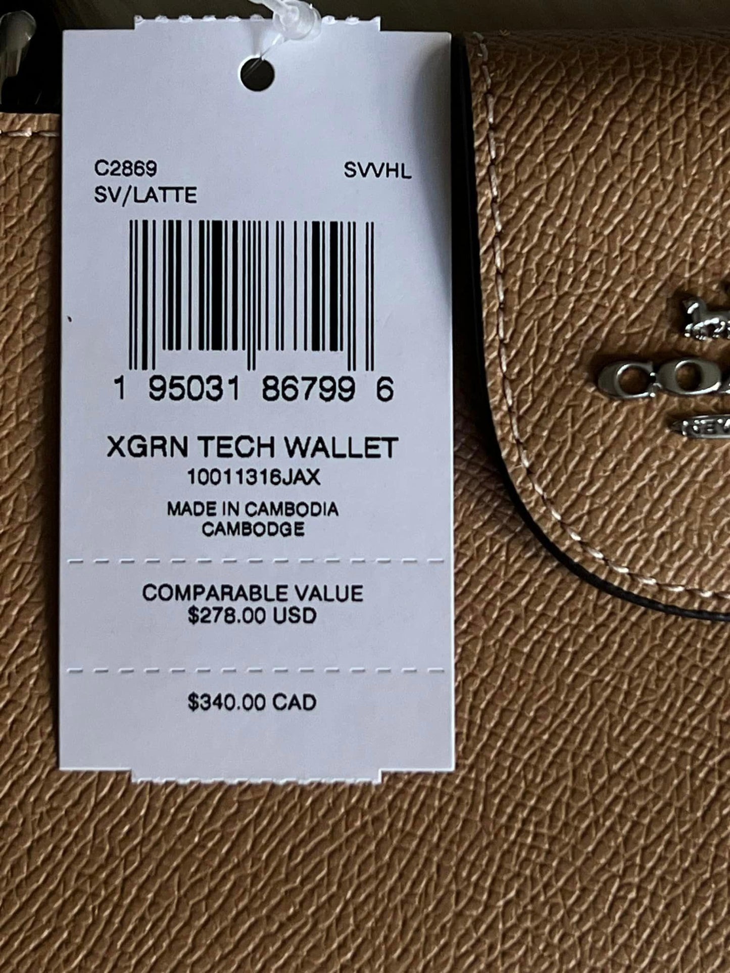 Coach Phone Wallet