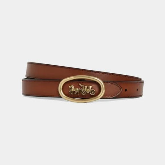 Coach Horse and Carriage Buckle Reversible Belt