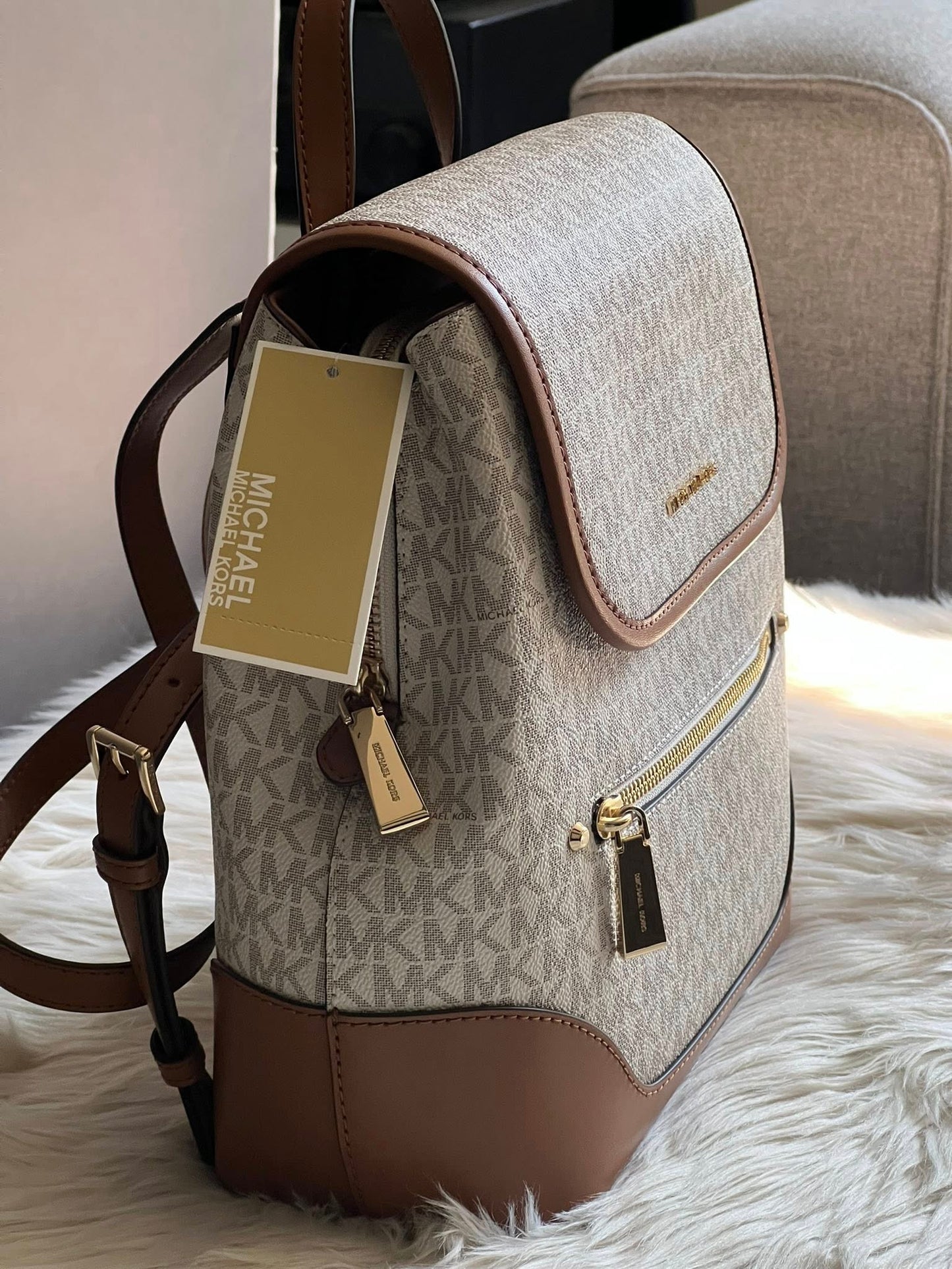 Michael Kors Harrison Medium Logo Backpack