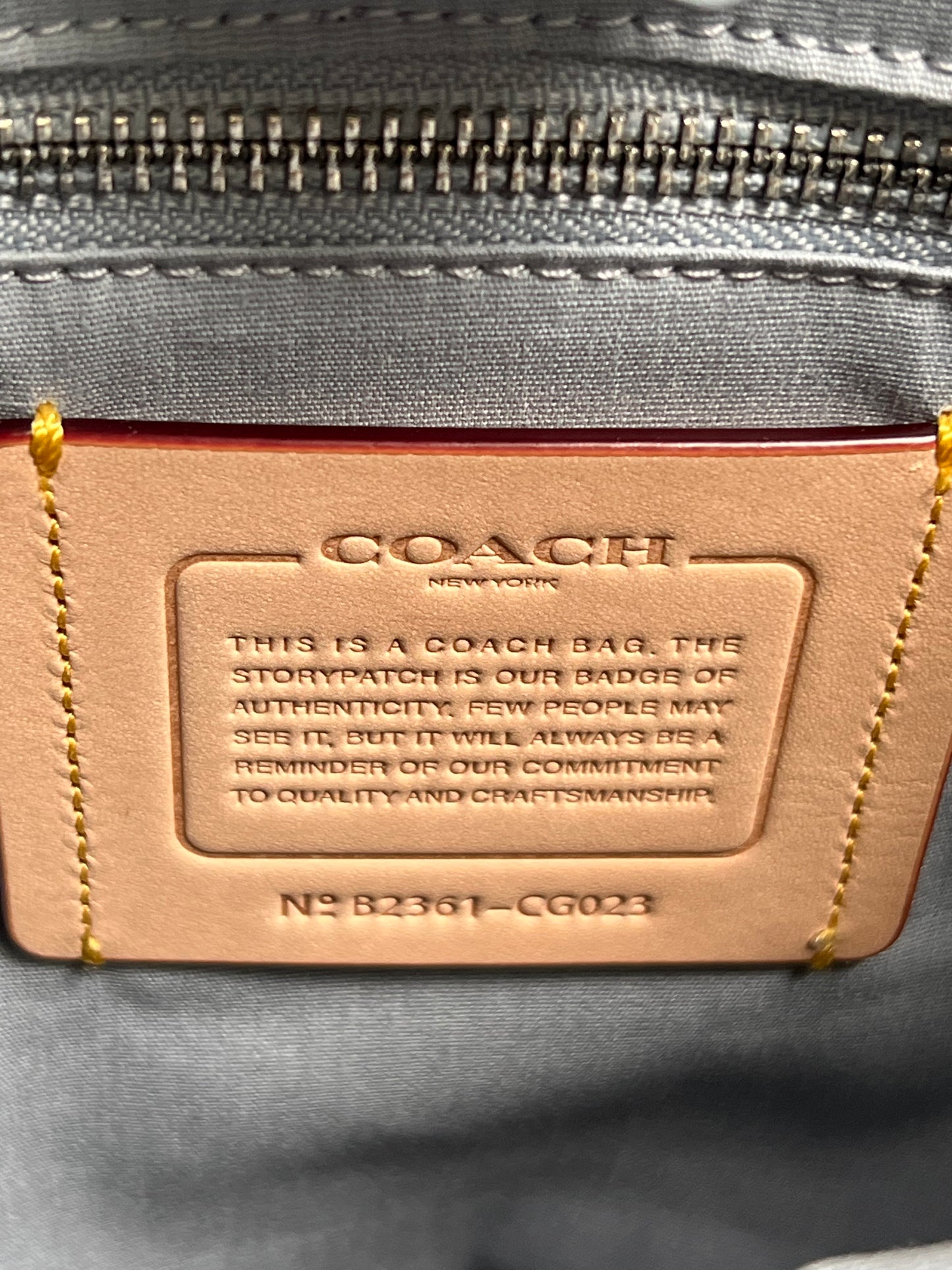 Coach Field Tote 40 in Signature Denim