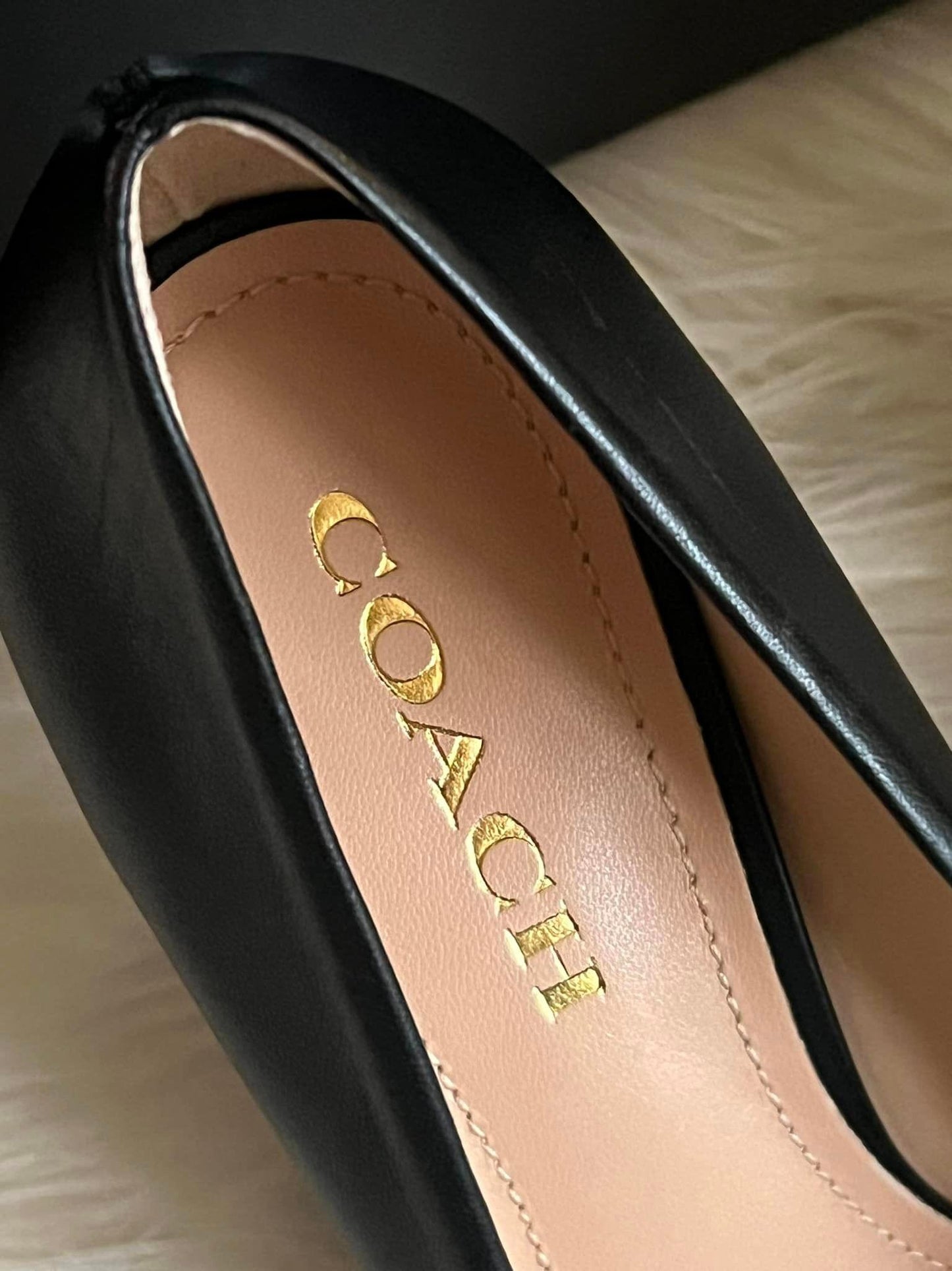 Coach Waverly Leather Pump