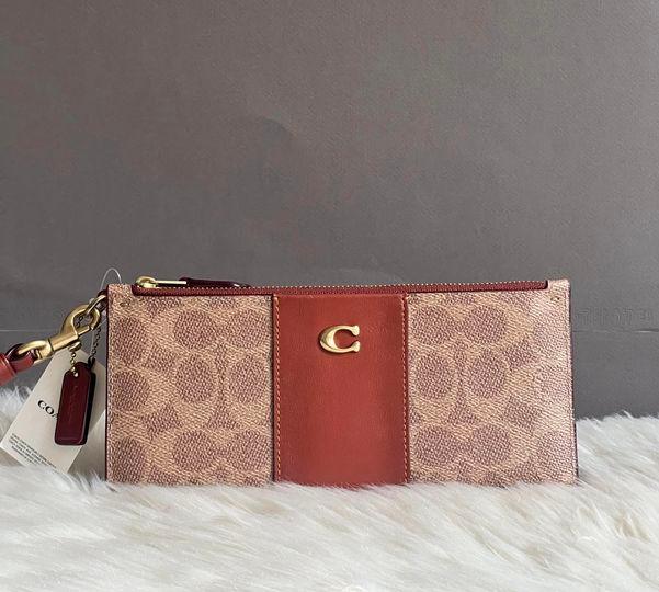 Coach Women’s Double Zip Wallet in Signature Canvas