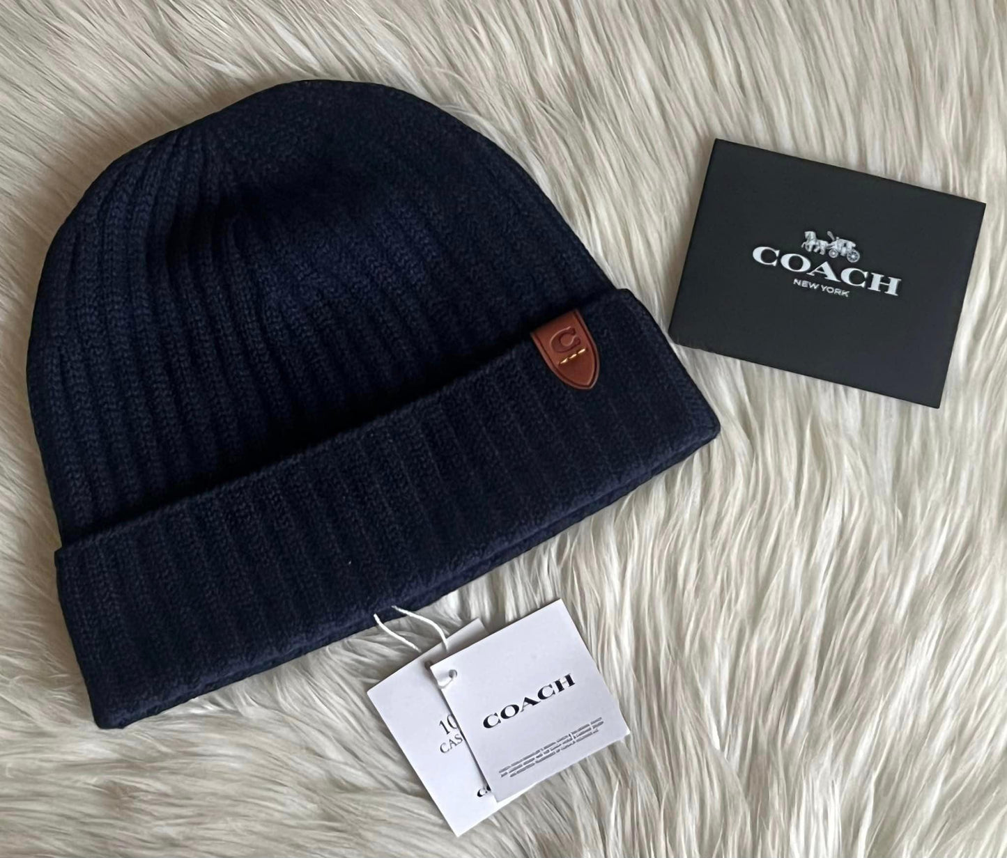 Coach Cashmere Beanie