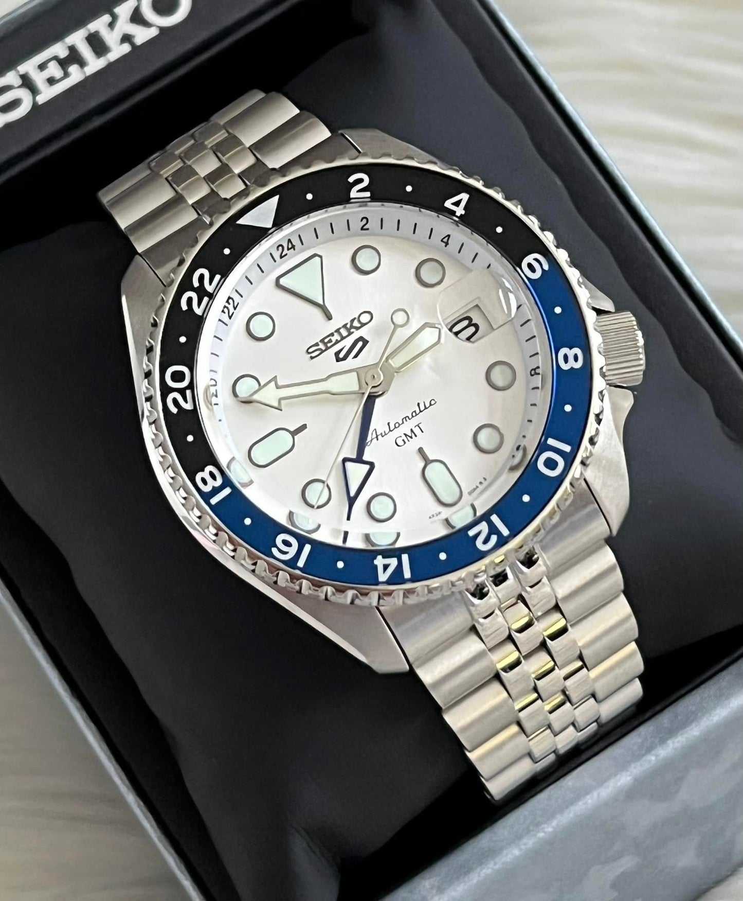 Seiko Men’s 5 Sports GMT Automatic Watch