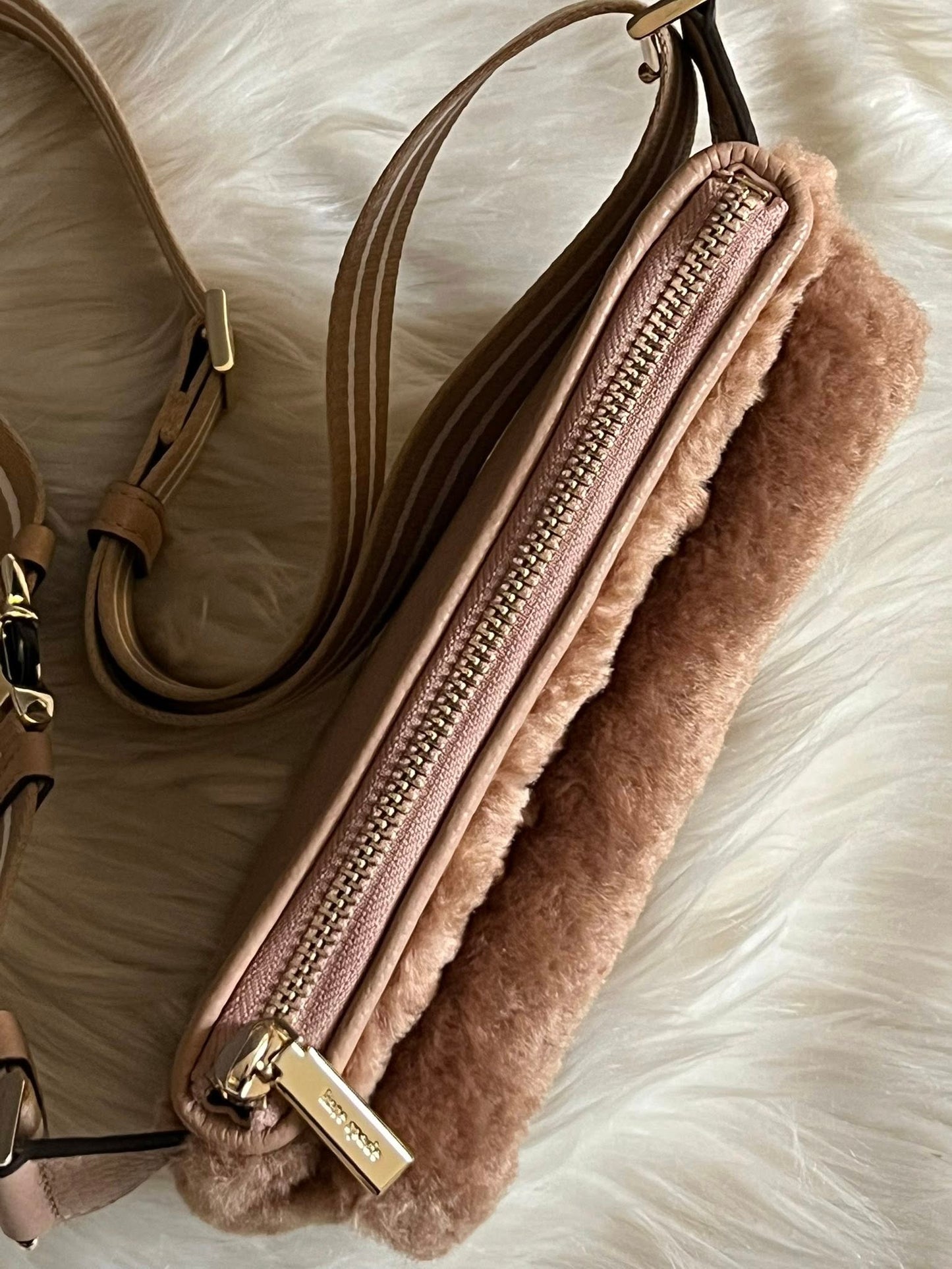 Kate Spade Faux Fur Belt Bag