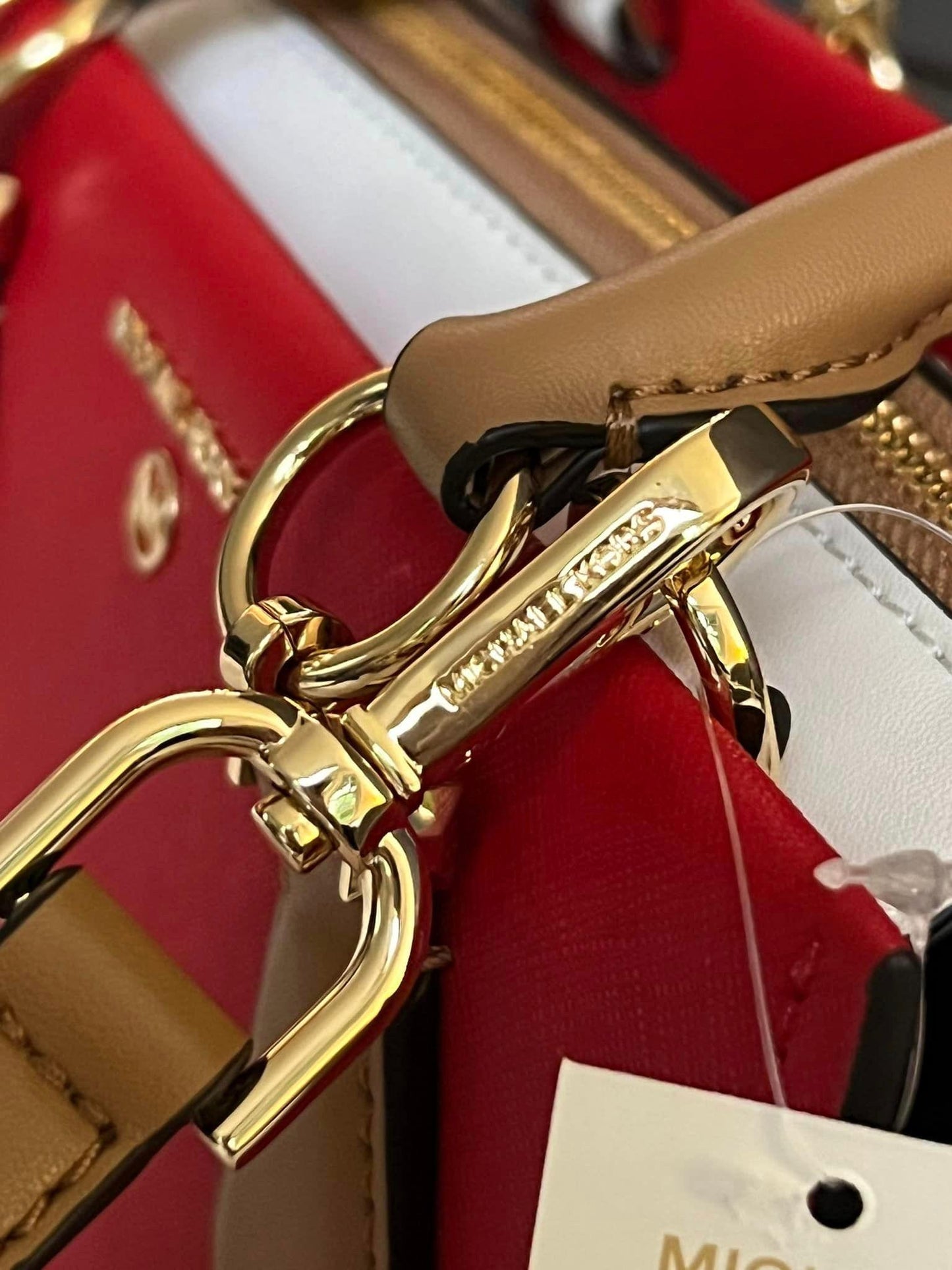 Michael Kors Marilyn Small Color-Block Saffiano Leather Crossbody Bag