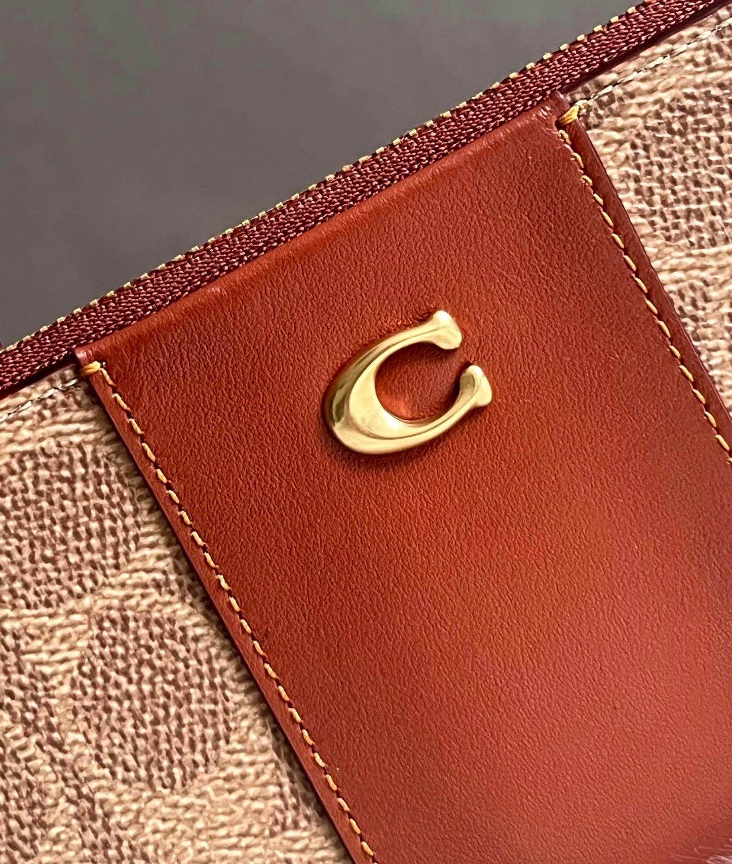 Coach Women’s Double Zip Wallet in Signature Canvas