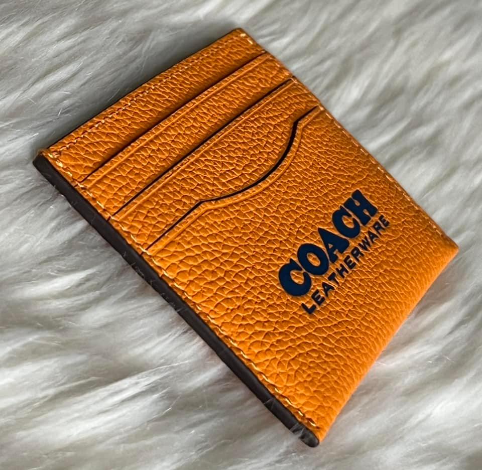 Coach Flat Card Case Leatherware