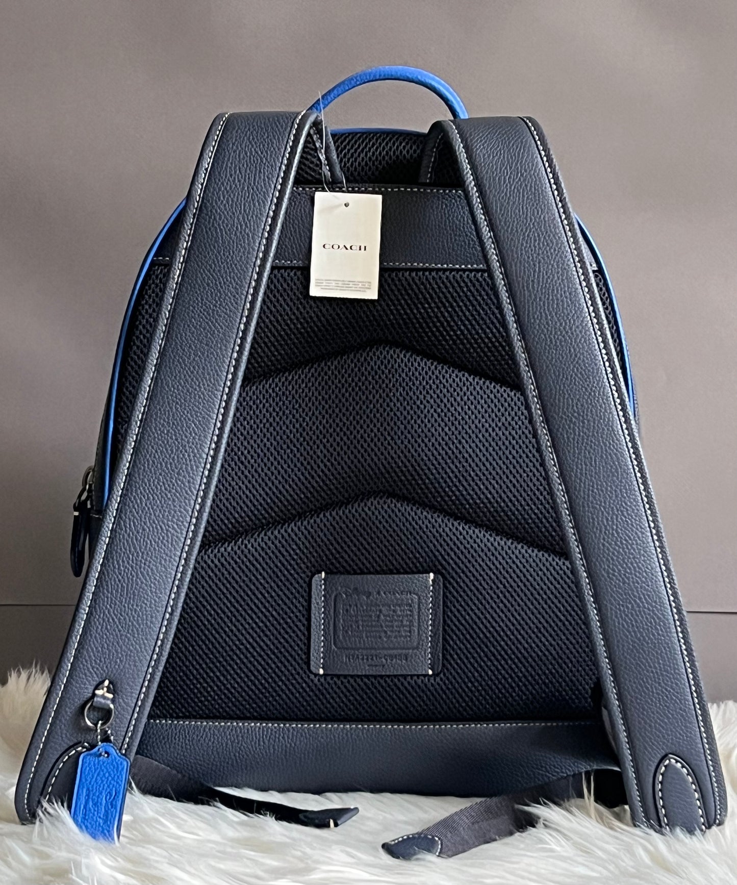 Disney X Coach Charter Leather Backpack with Walt Disney World Motif