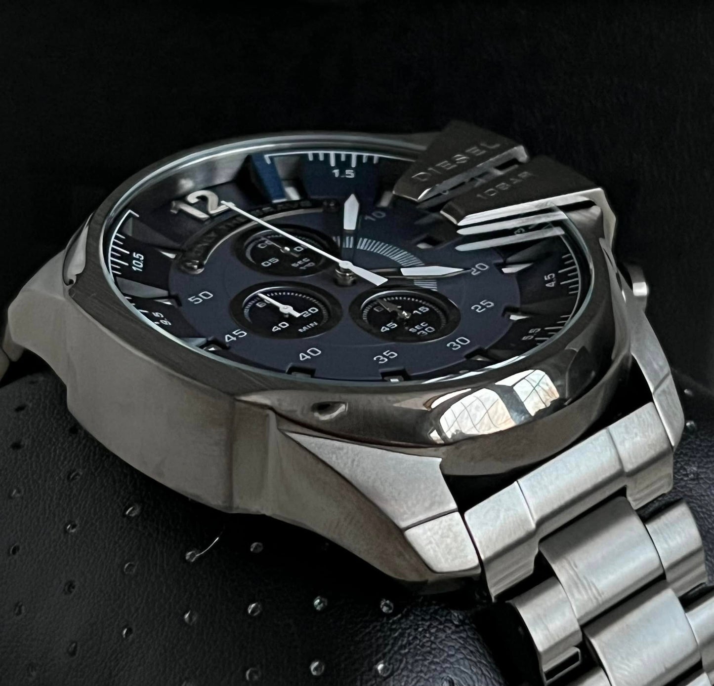 Diesel Men’s Mega Chief Chronograph Gunmetal Steel Watch