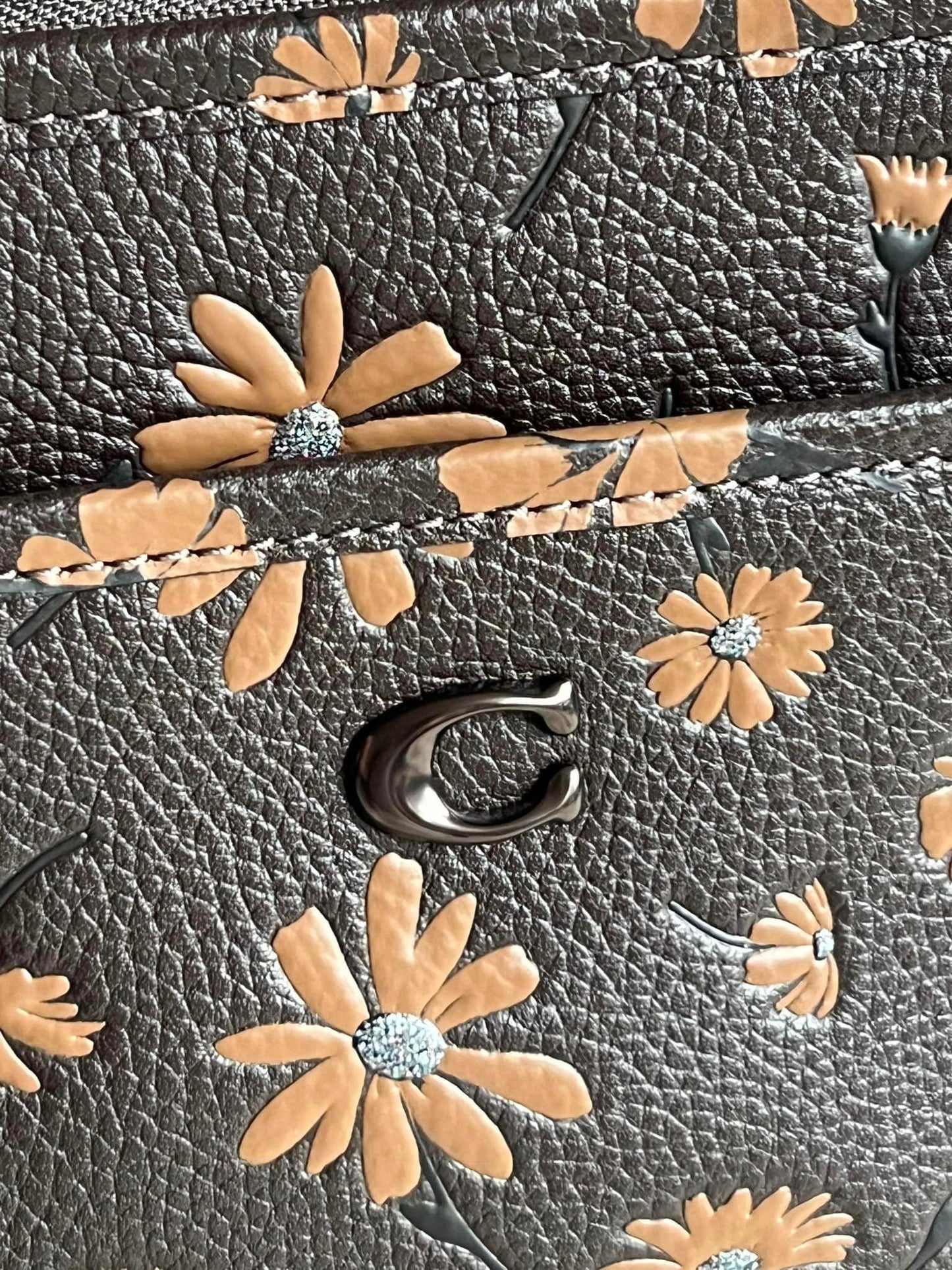 Coach Kitt Messenger Crossbody with Floral Print