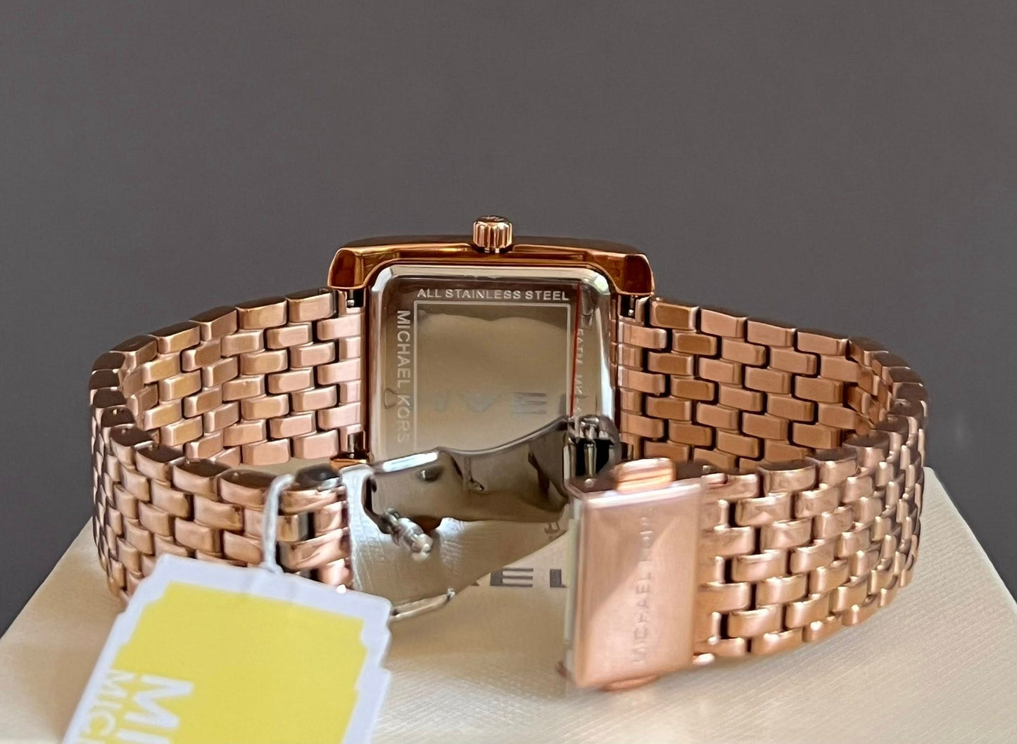 Michael Kors Women’s Emery Three-Hand Rose Gold-Tone Stainless Steel Watch