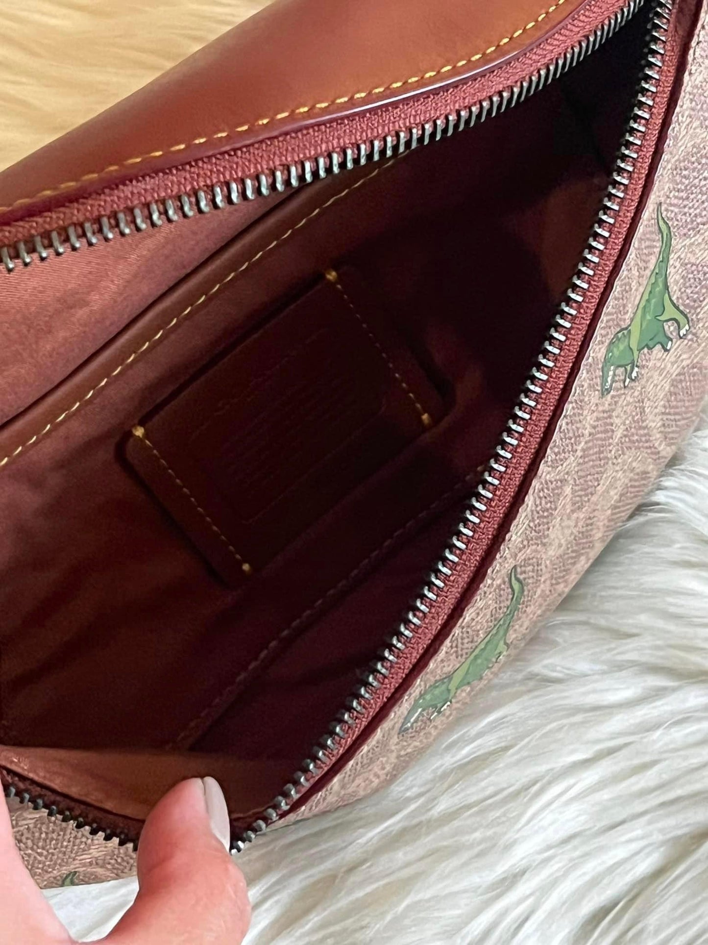 Coach Charter Belt Bag 7 in Signature Canvas with Rexy Print