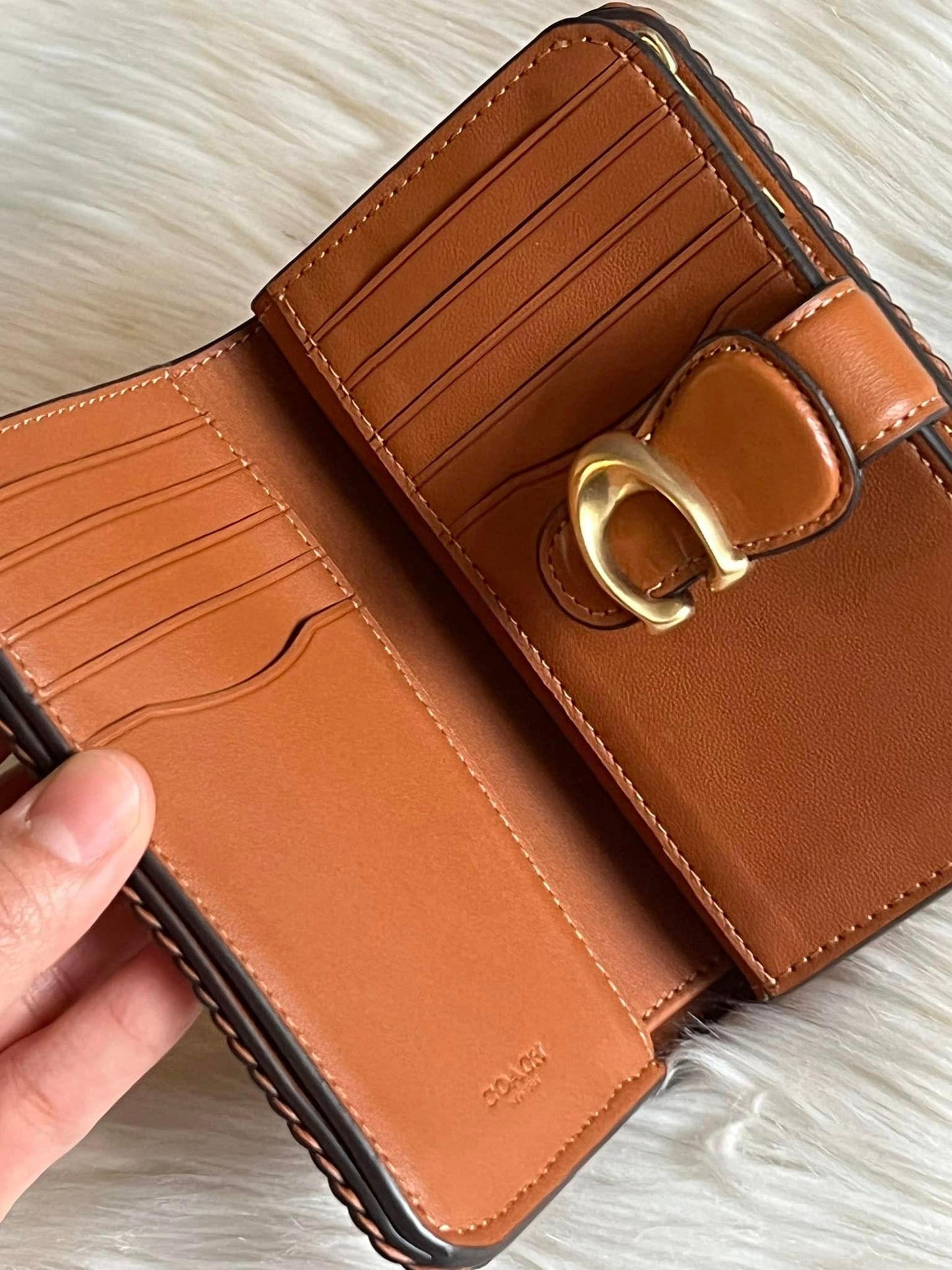 Coach Tabby Medium Wallet with Braid