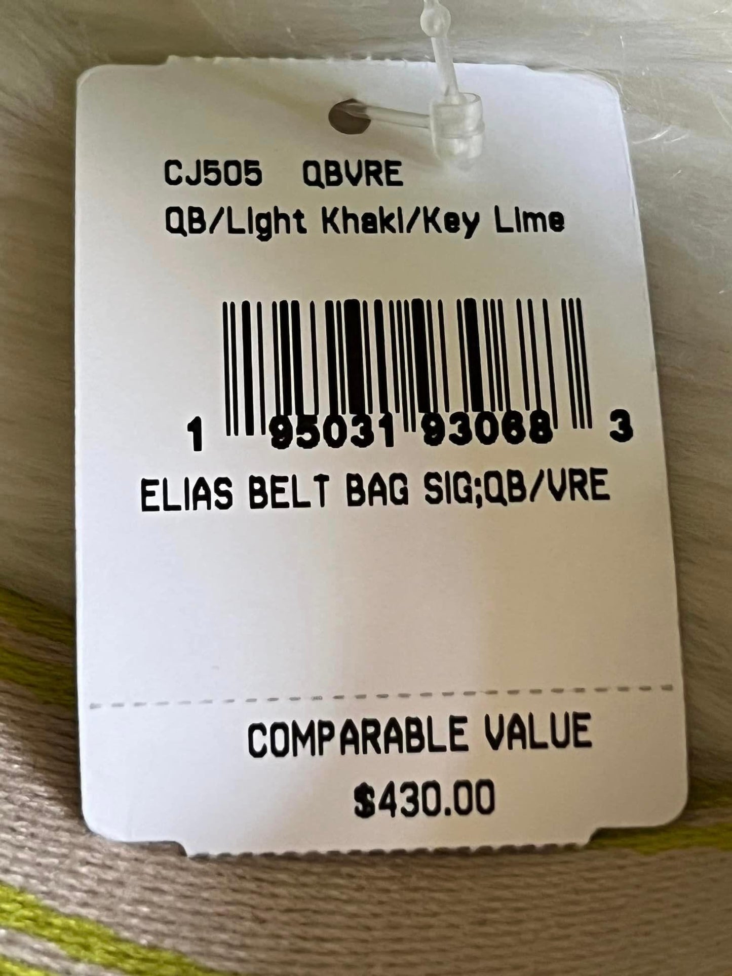 Coach Elias Belt Bag in Colorblock Signature Canvas
