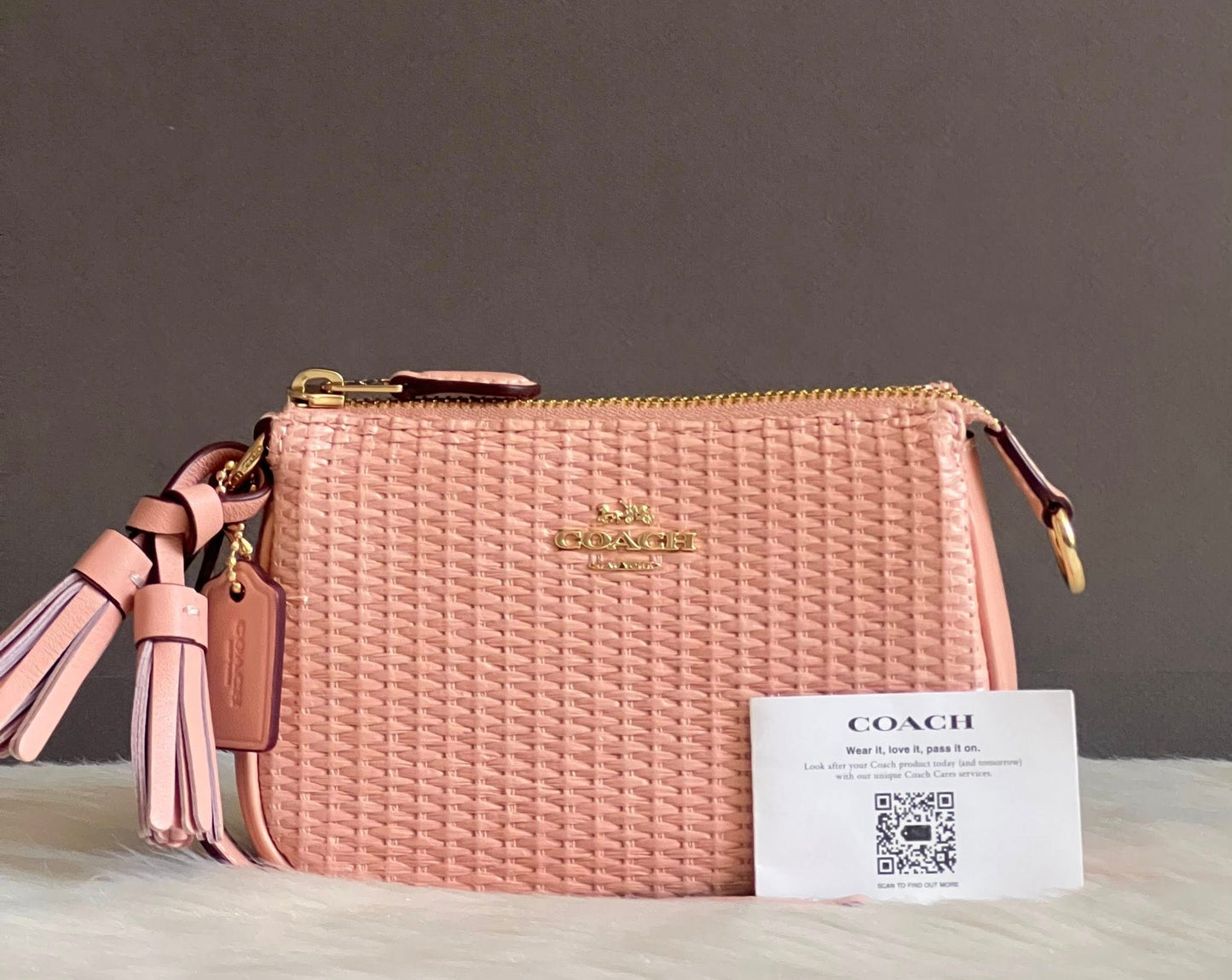 Coach Nolita 15 in Straw