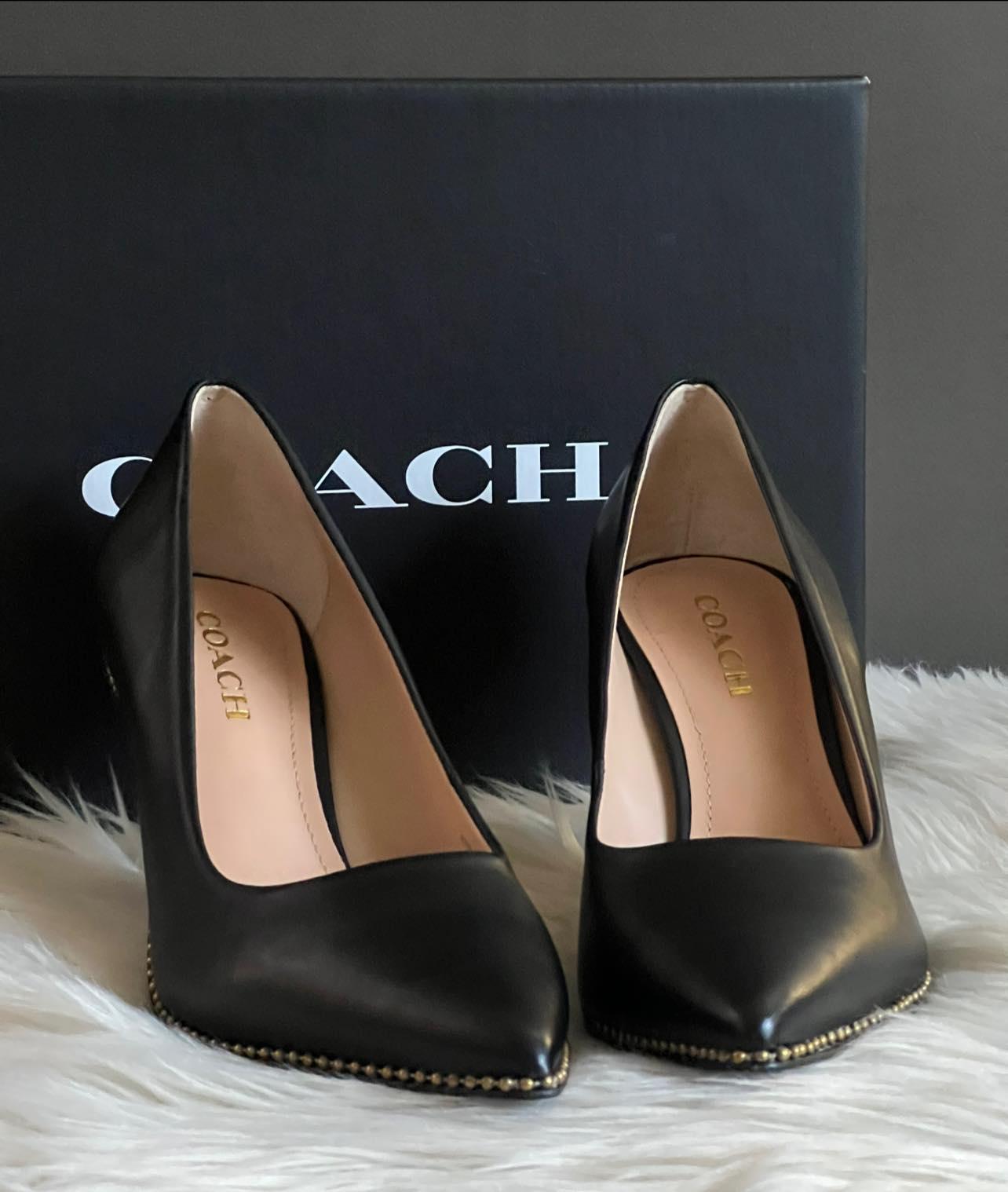 Coach Waverly Leather Pump