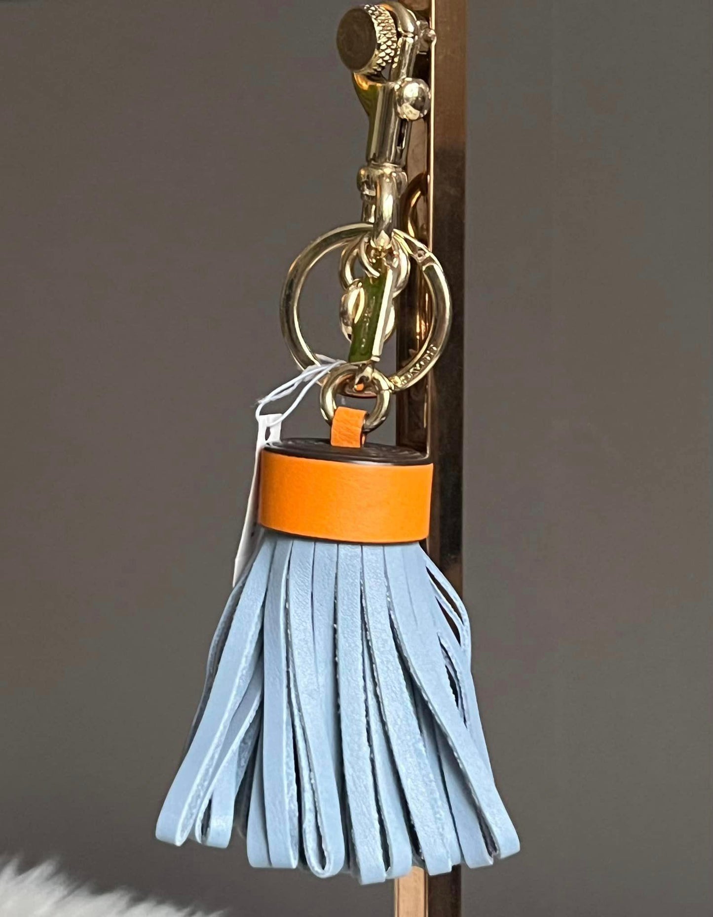 Coach Leather Tassel Bag Charm