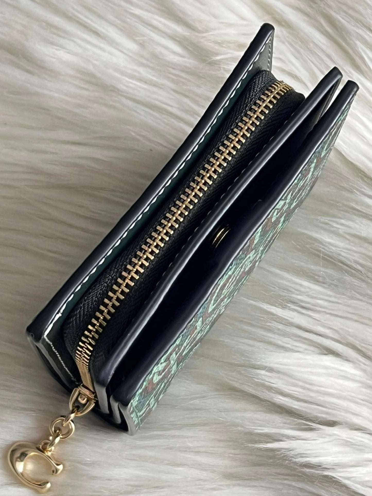 Coach Snap Wallet With Coach Monogram Print