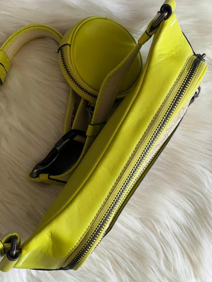 Coach Elias Belt Bag in Colorblock Signature Canvas