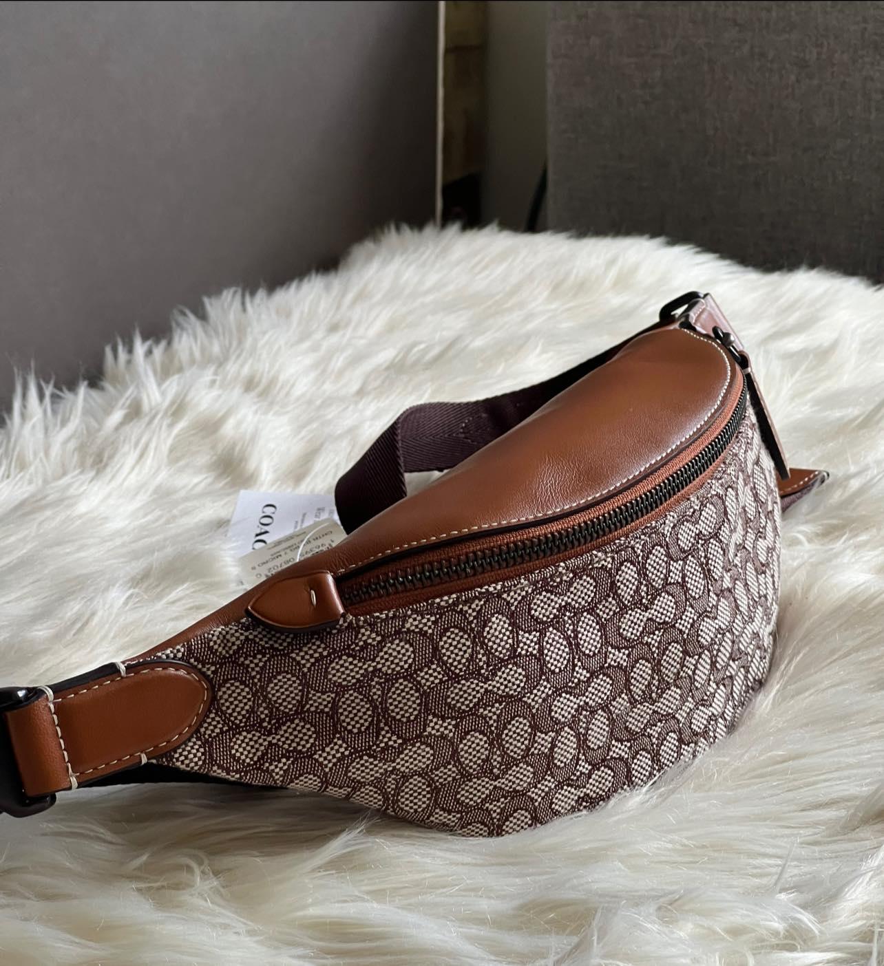 Coach Charter Belt Bag 7 in Micro Signature Jacquard
