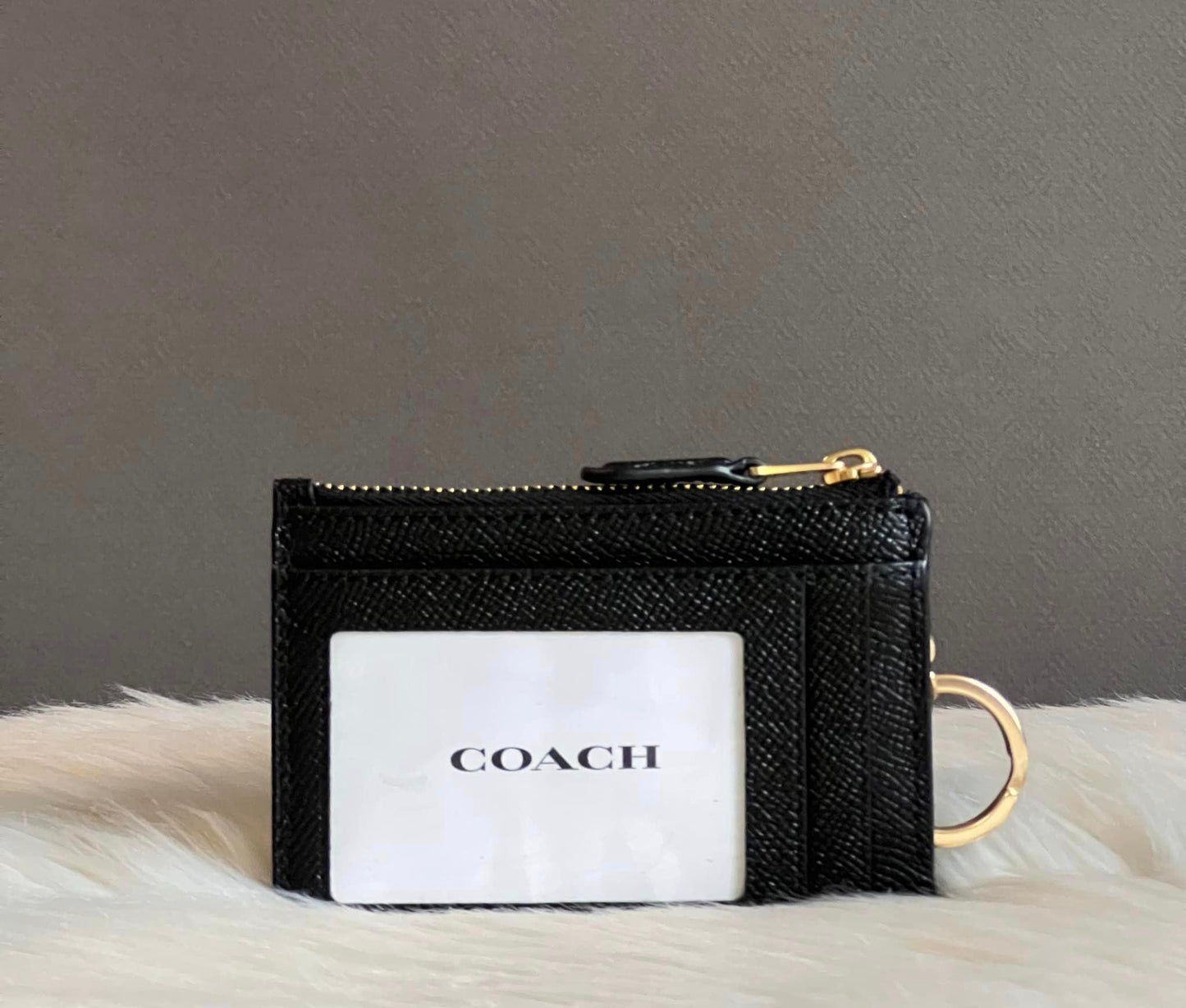 Coach Crossgrain Mini Skinny ID Case