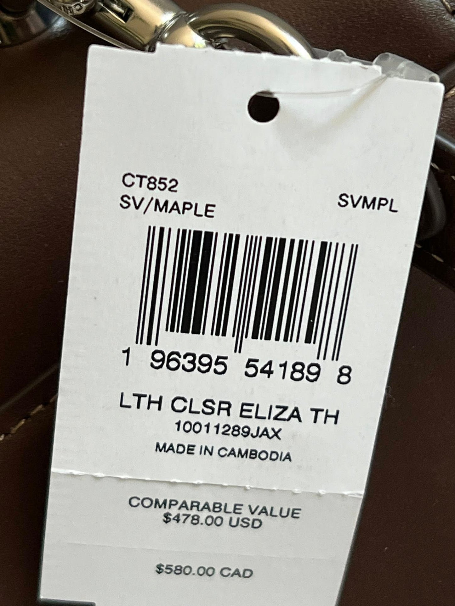 Coach Eliza Top Handle Bag