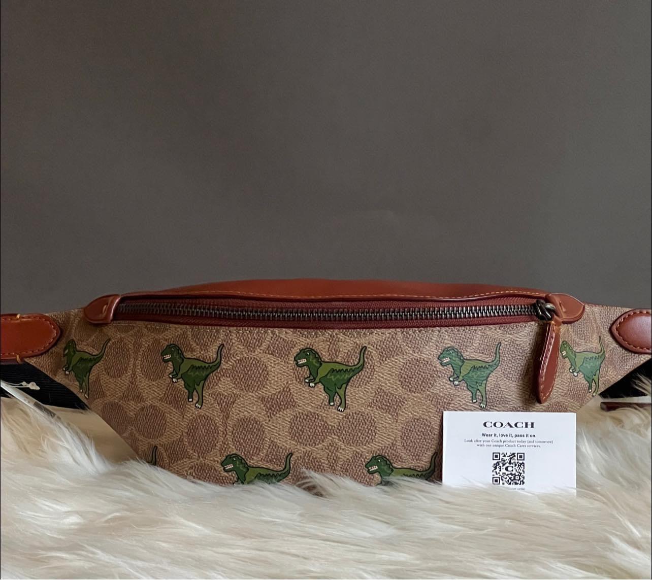 Coach Charter Belt Bag 7 in Signature Canvas with Rexy Print