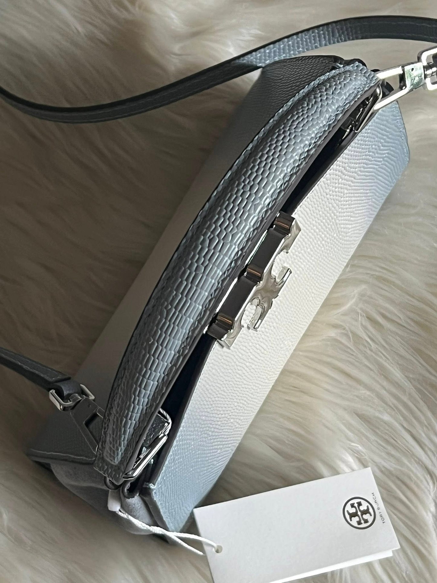 Tory Burch Eleanor Lizard Mini Satchel