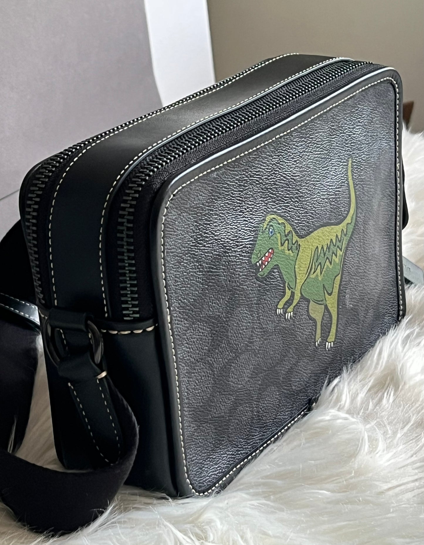 Coach Charter Crossbody 24 Signature Canvas with Rexy
