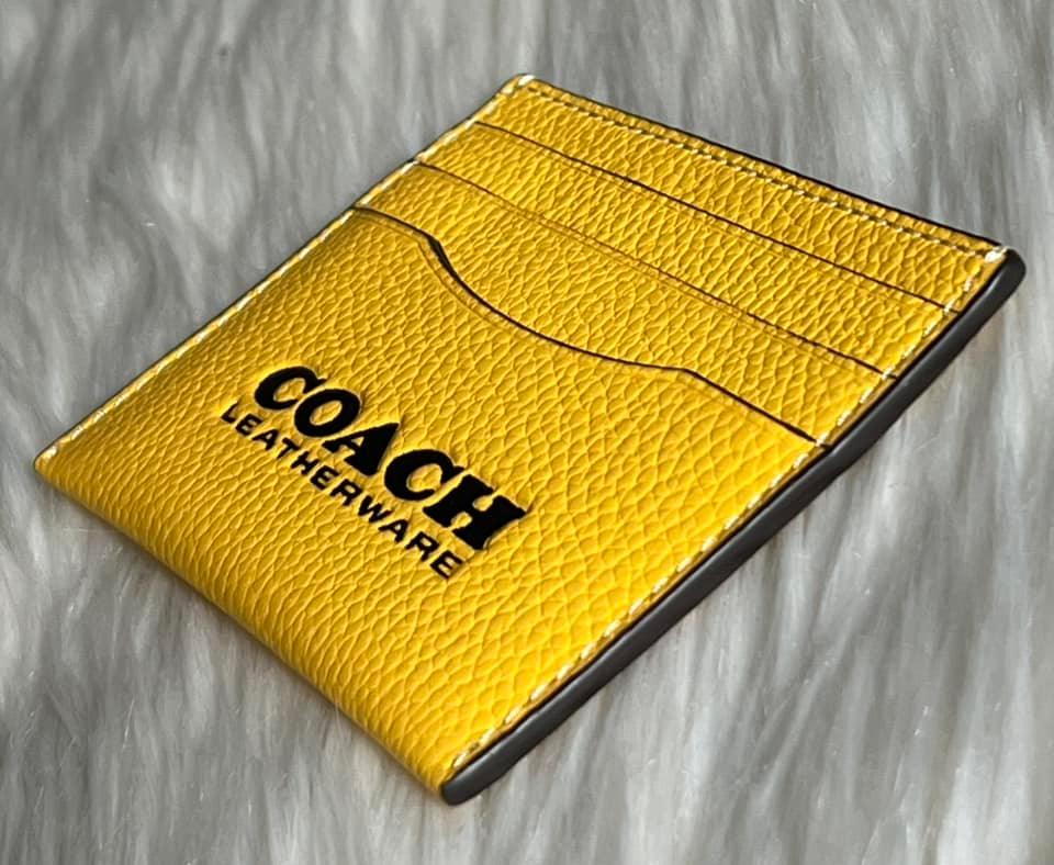 Coach Flat Card Case Leatherware