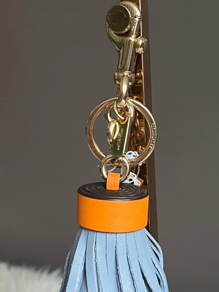 Coach Leather Tassel Bag Charm