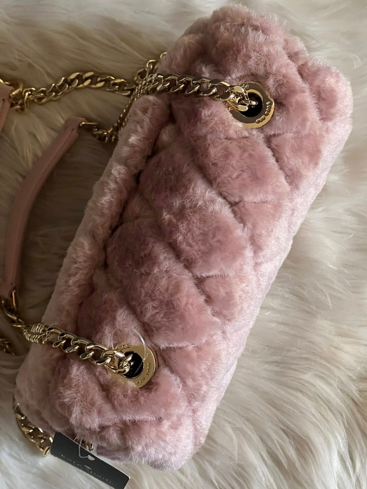 Kate Spade Carey Faux Fur Small Flap Crossbody