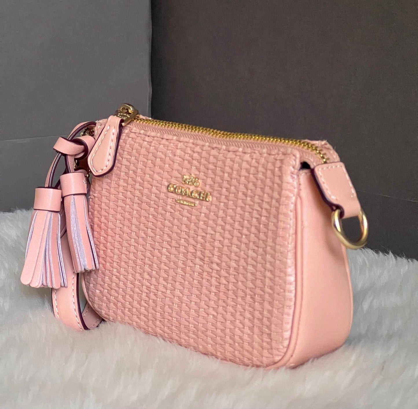 Coach Nolita 15 in Straw