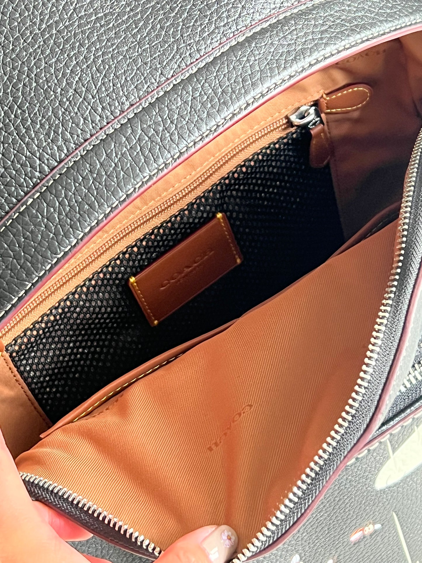 Disney X Coach Charter Backpack in Regenerative Leather
