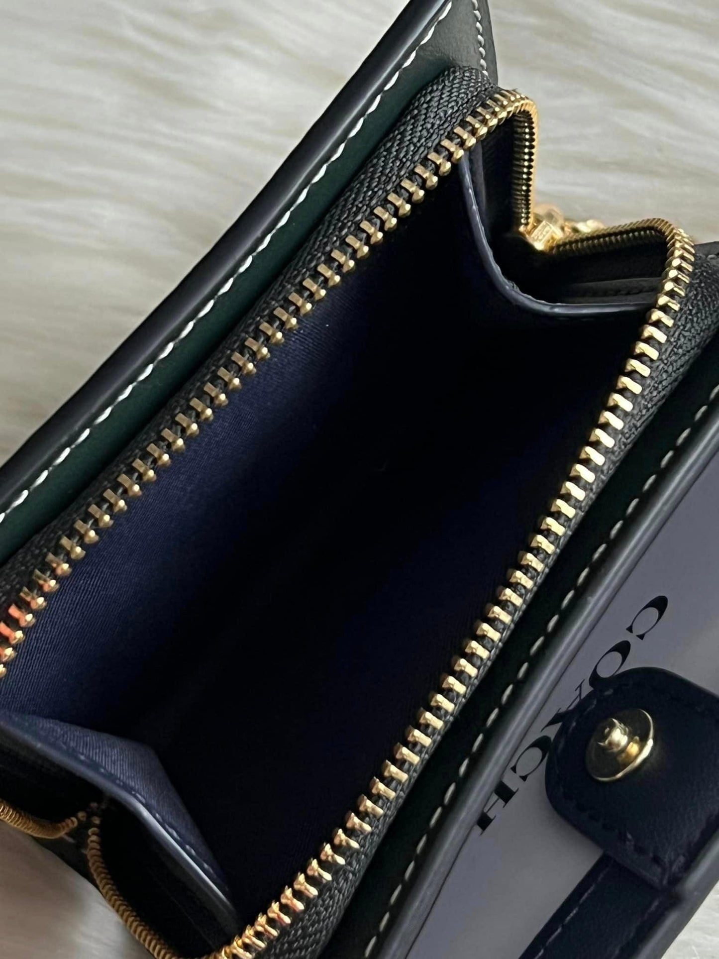 Coach Snap Wallet With Coach Monogram Print