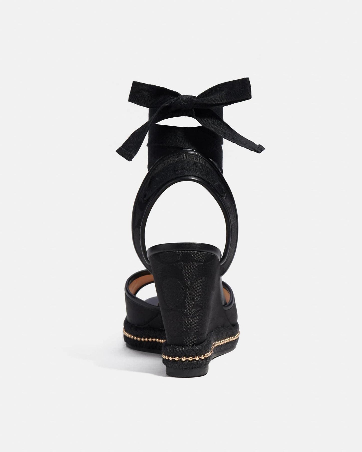 Coach Page Wedge in Recycled Signature Jacquard