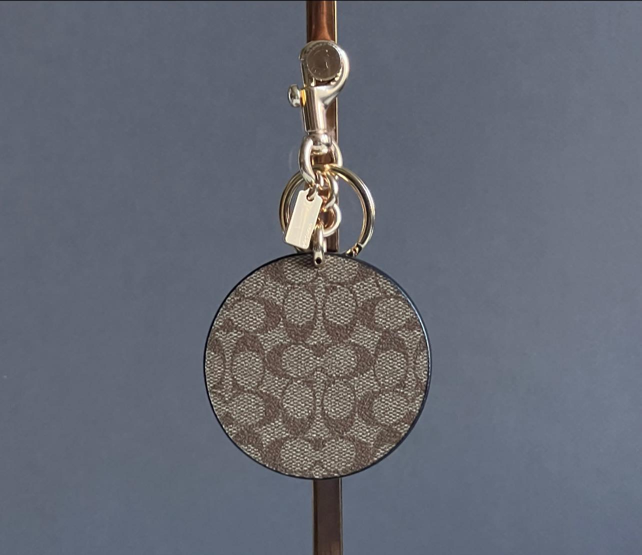 Coach Bad Girls Club Bag Charm In Signature Canvas