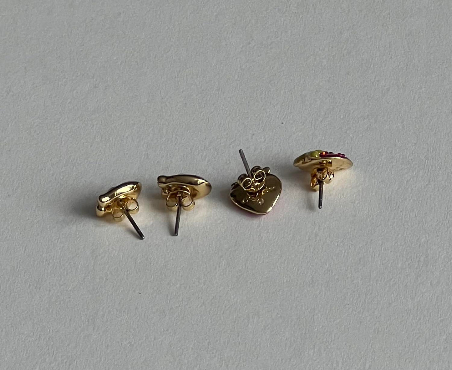 Coach Strawberry Signature Stud Earrings