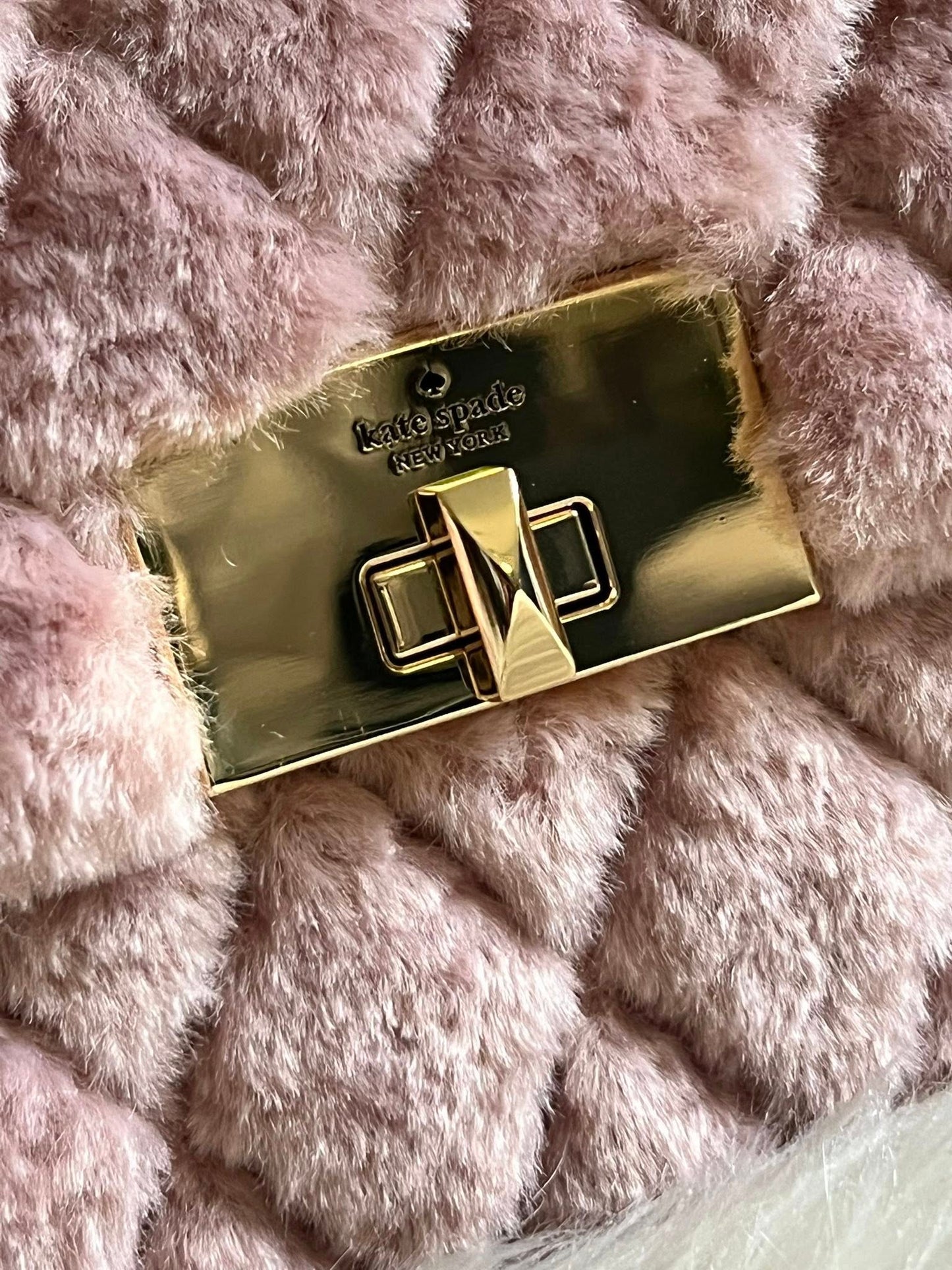 Kate Spade Carey Faux Fur Small Flap Crossbody