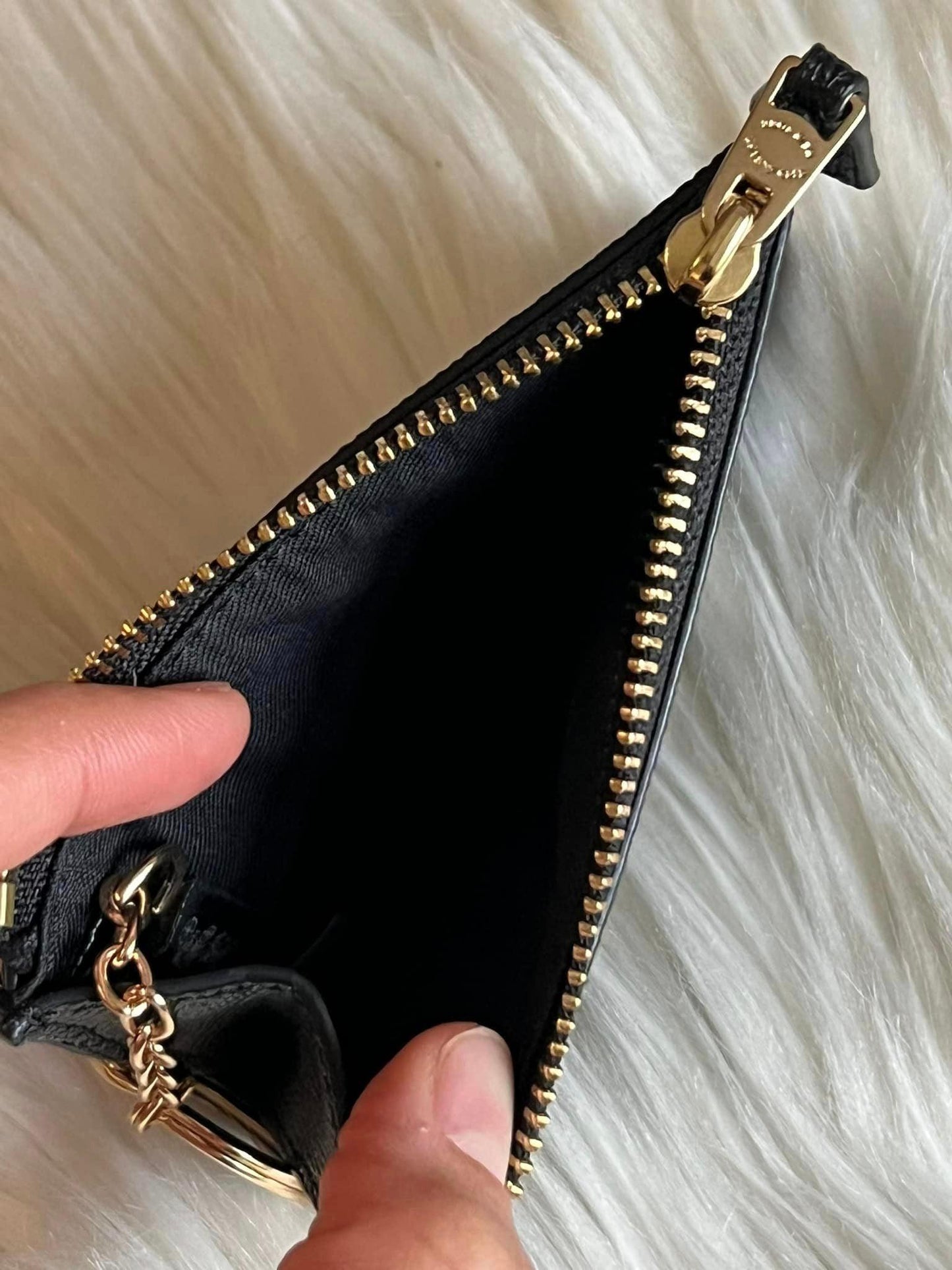 Coach Crossgrain Mini Skinny ID Case