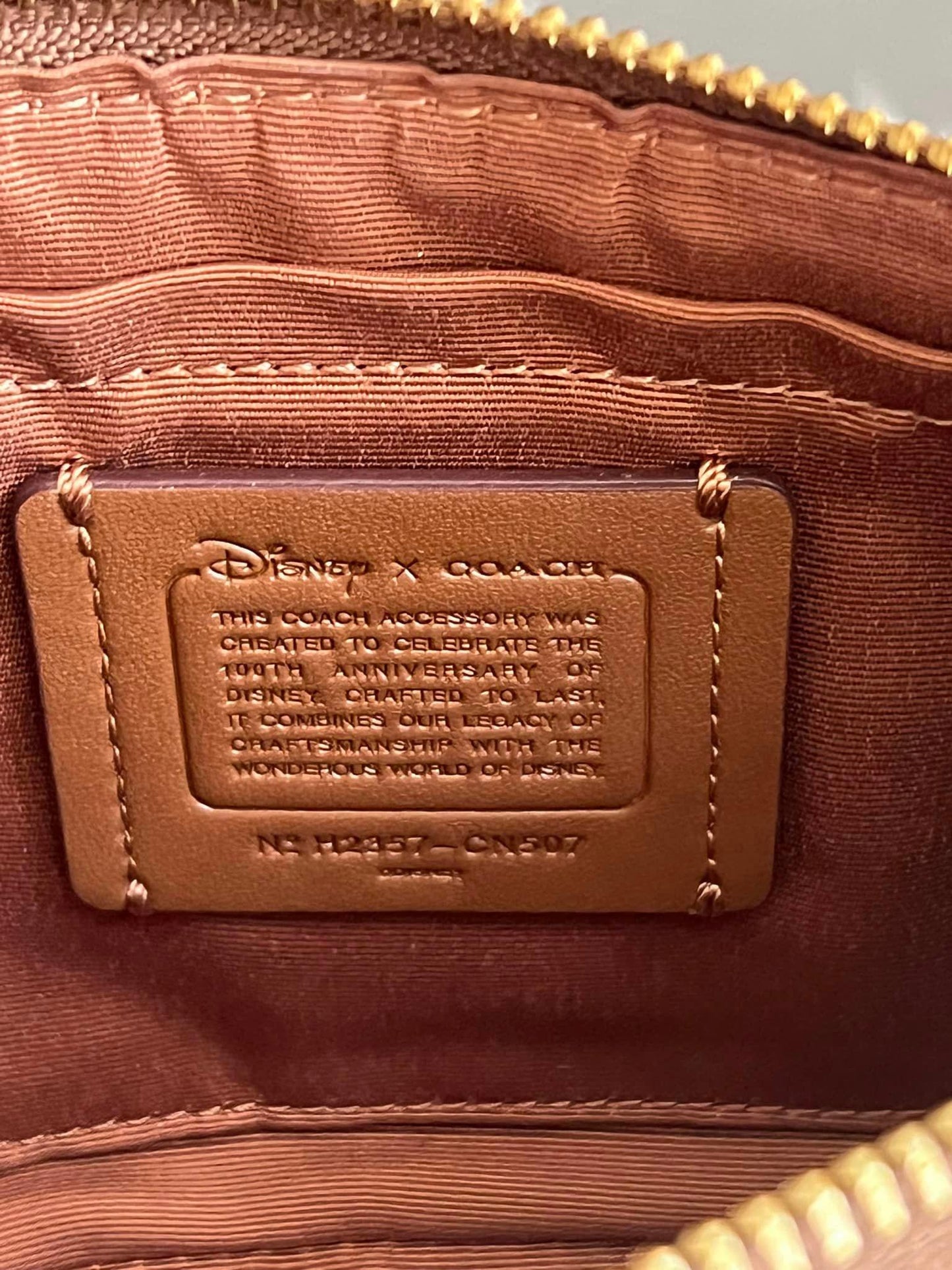 Coach Disney X Nolita 19 in Signature Jacquard with Mickey Mouse Print
